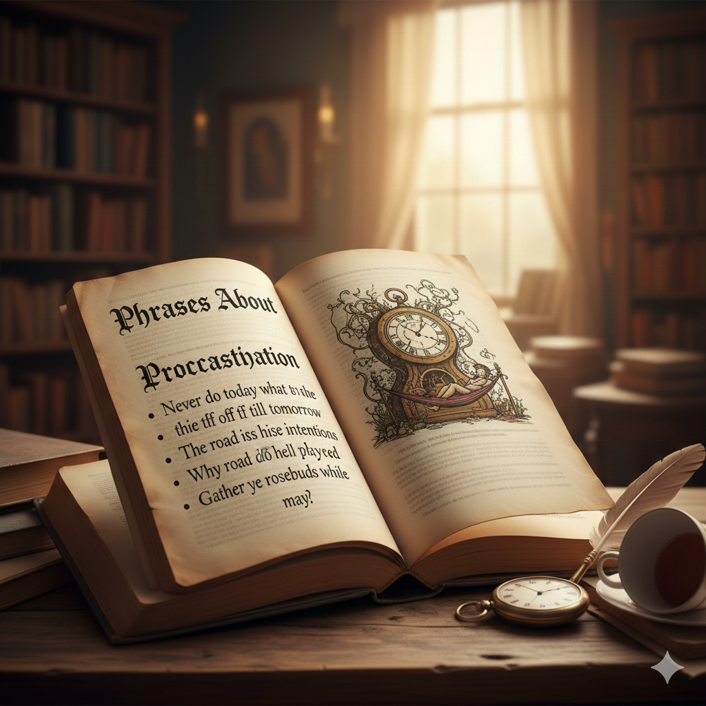 Phrases About Procrastination