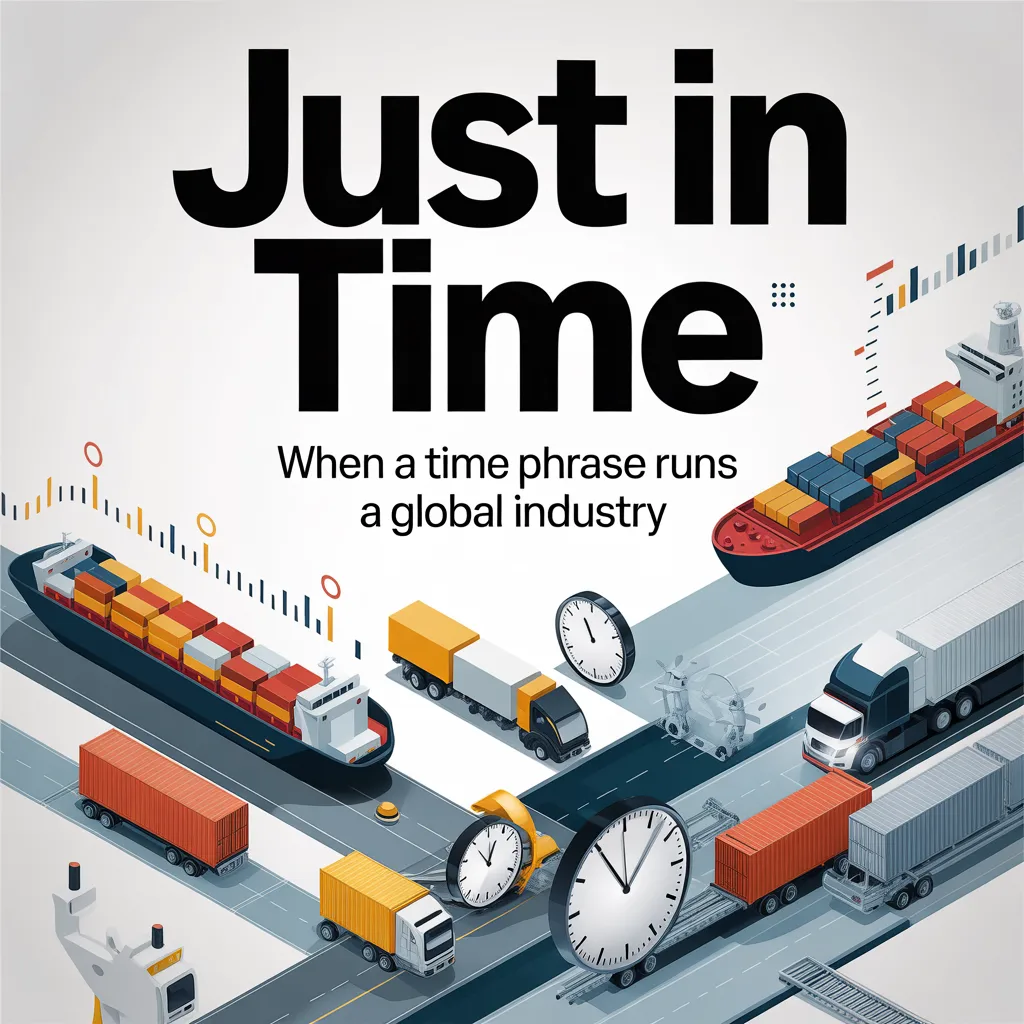 “Just in Time” When a Time Phrase Runs a Global Industry