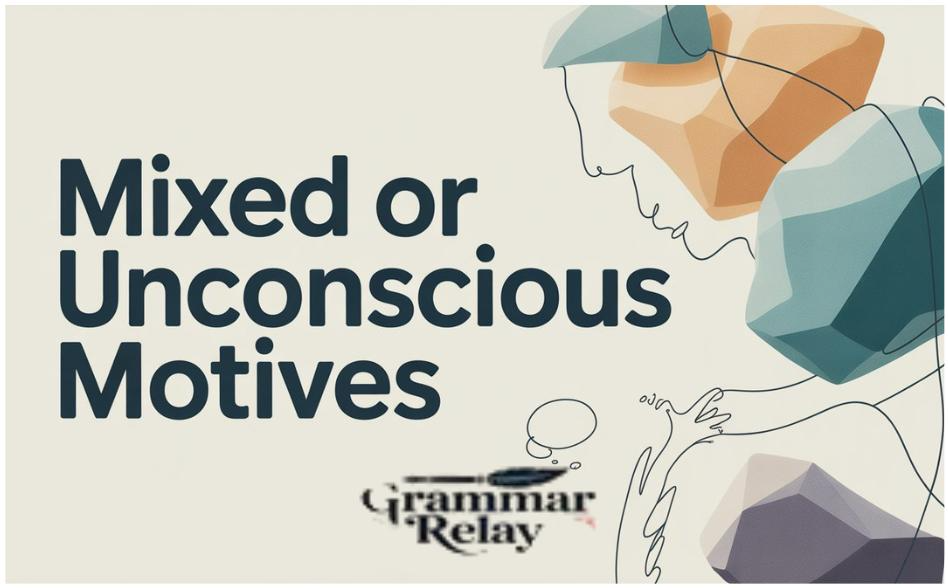 Mixed or Unconscious Motives