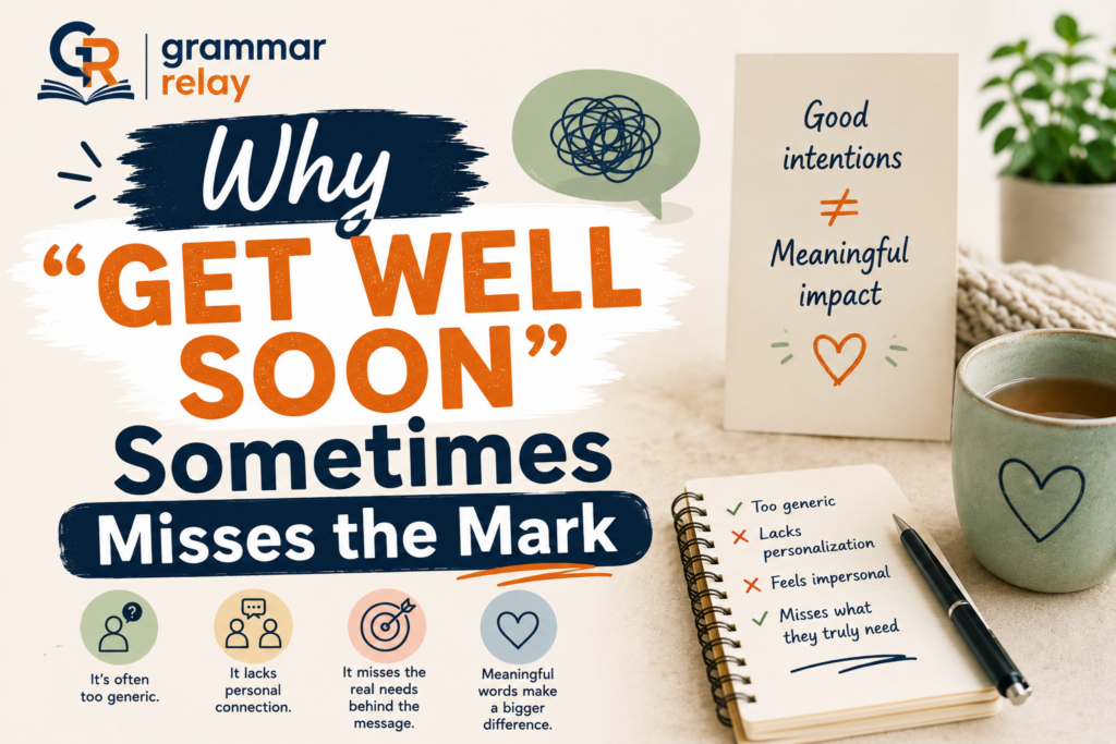 Why "Get Well Soon" Sometimes Misses the Mark