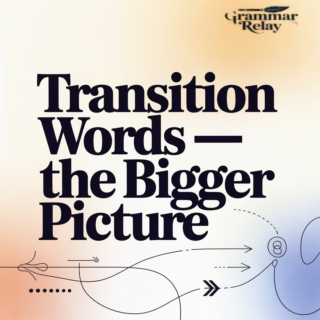 Transition Words — The Bigger Picture