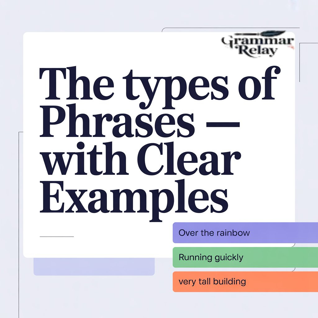 The Types of Phrases — With Clear Examples