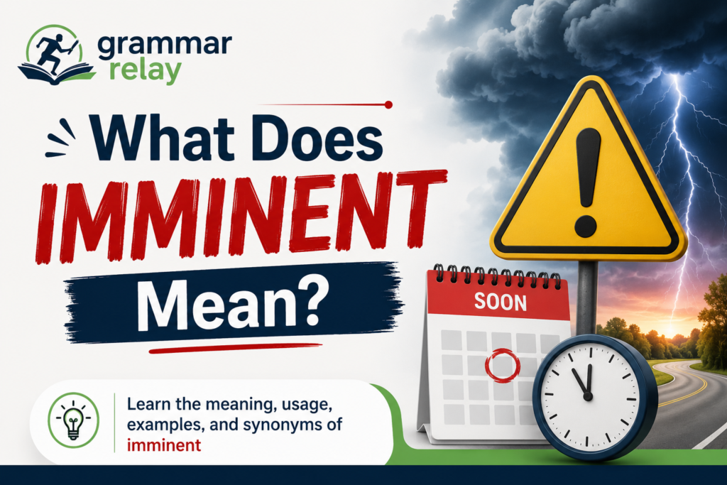 What Does Imminent Mean?
