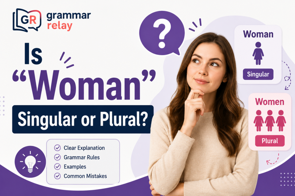 Is "Woman" Singular or Plural?
