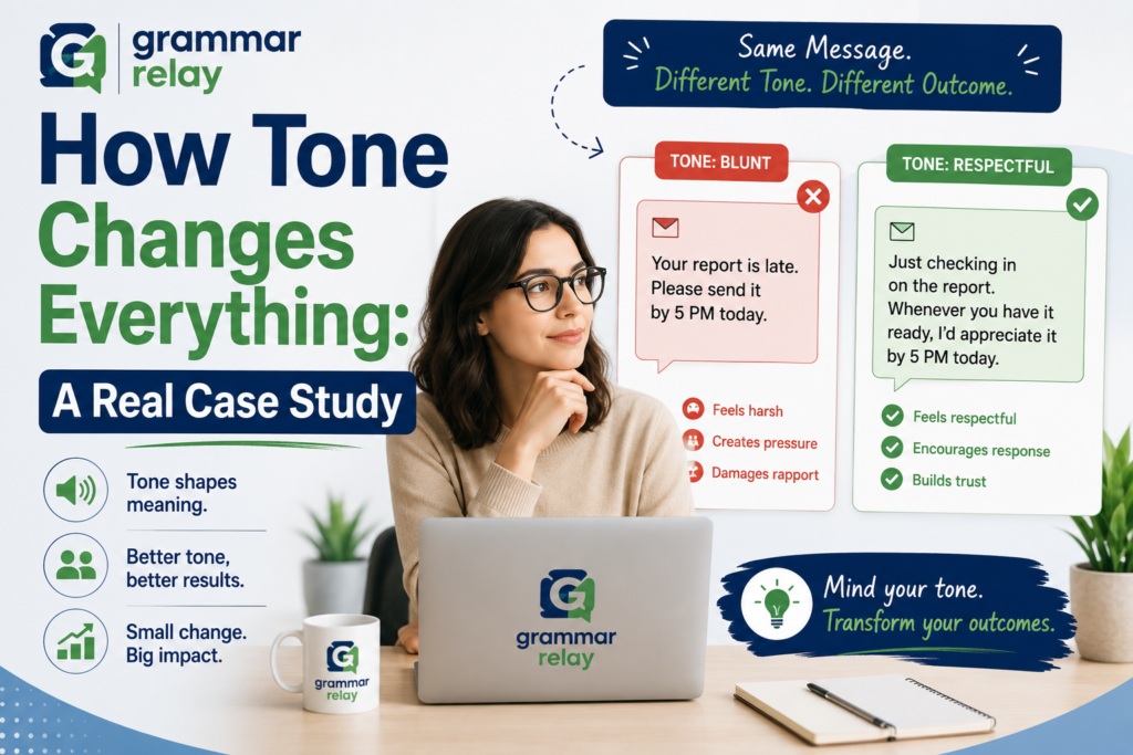 How Tone Changes Everything: A Real Case Study