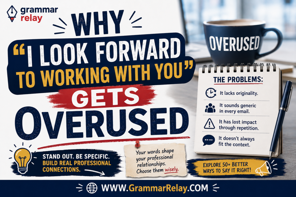 Why "I Look Forward to Working With You" Gets Overused