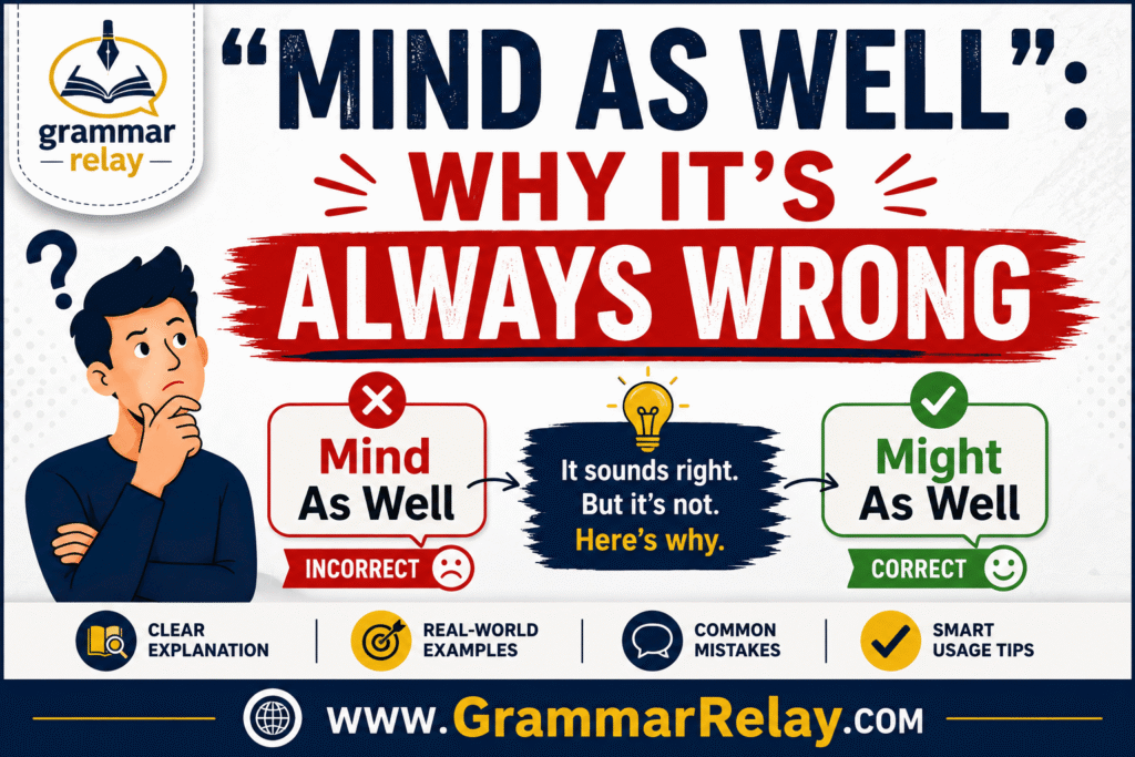 "Mind As Well": Why It's Always Wrong
