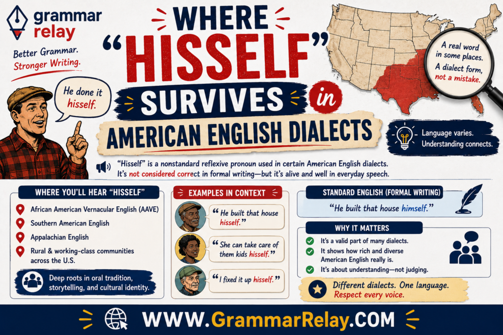 Where "Hisself" Survives in American English Dialects