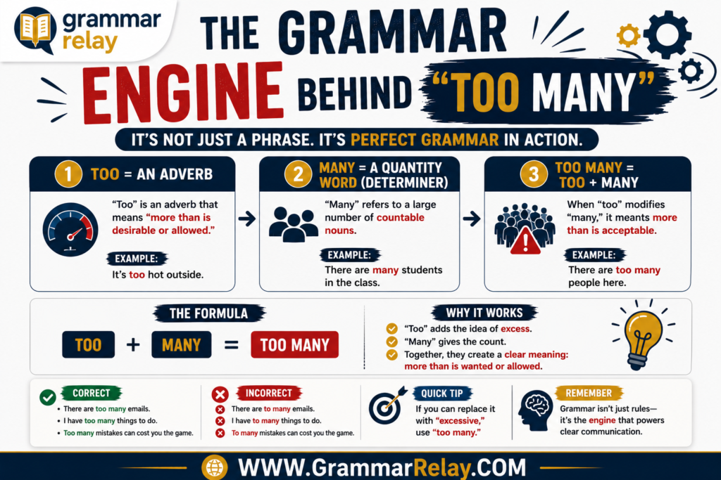 The Grammar Engine Behind "Too Many"
