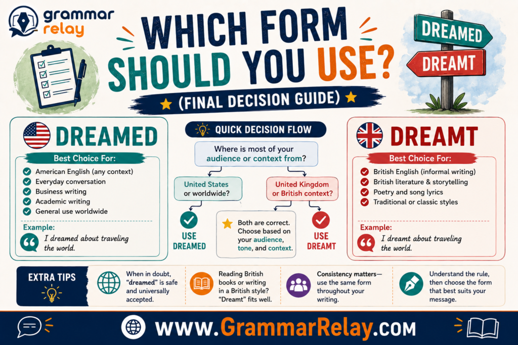Which Form Should You Use? (Final Decision Guide)