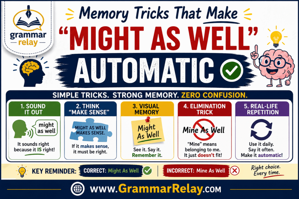 Memory Tricks That Make "Might As Well" Automatic
