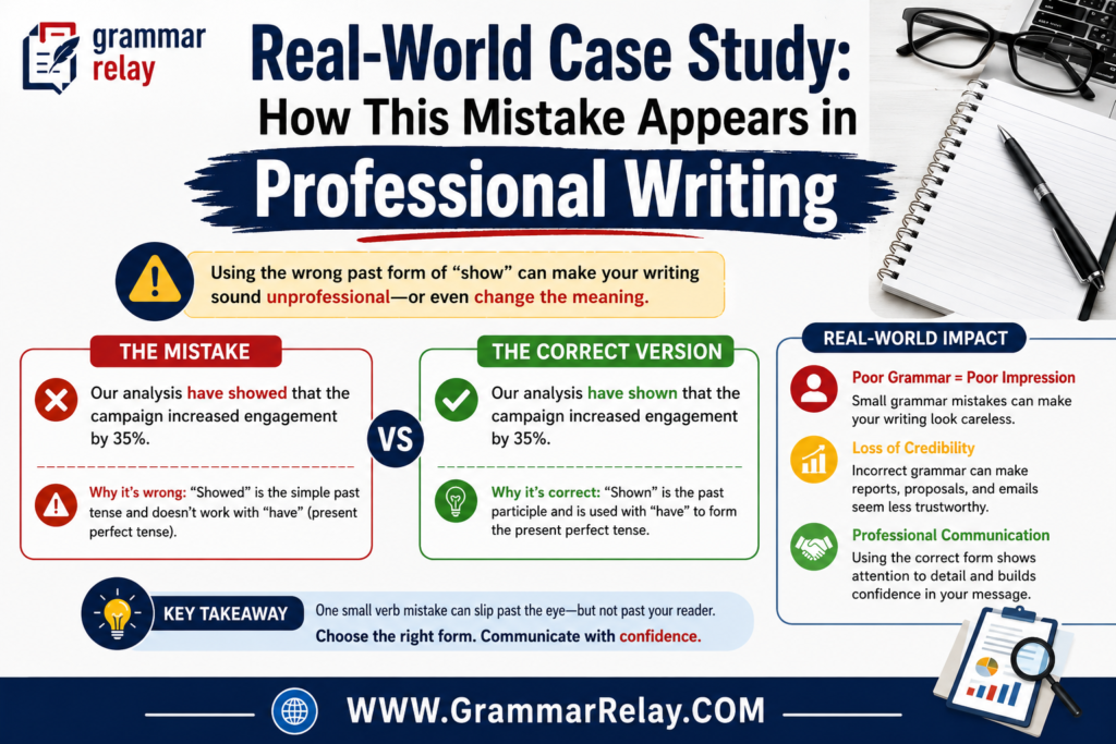 Real-World Case Study: How This Mistake Appears in Professional Writing