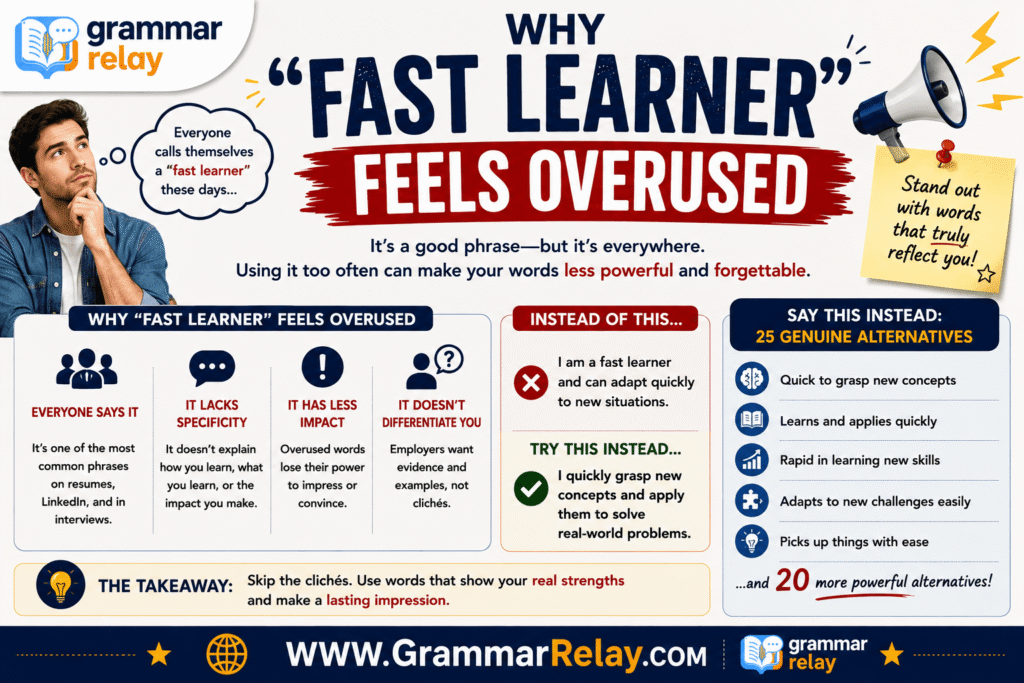 Why "Fast Learner" Feels Overused