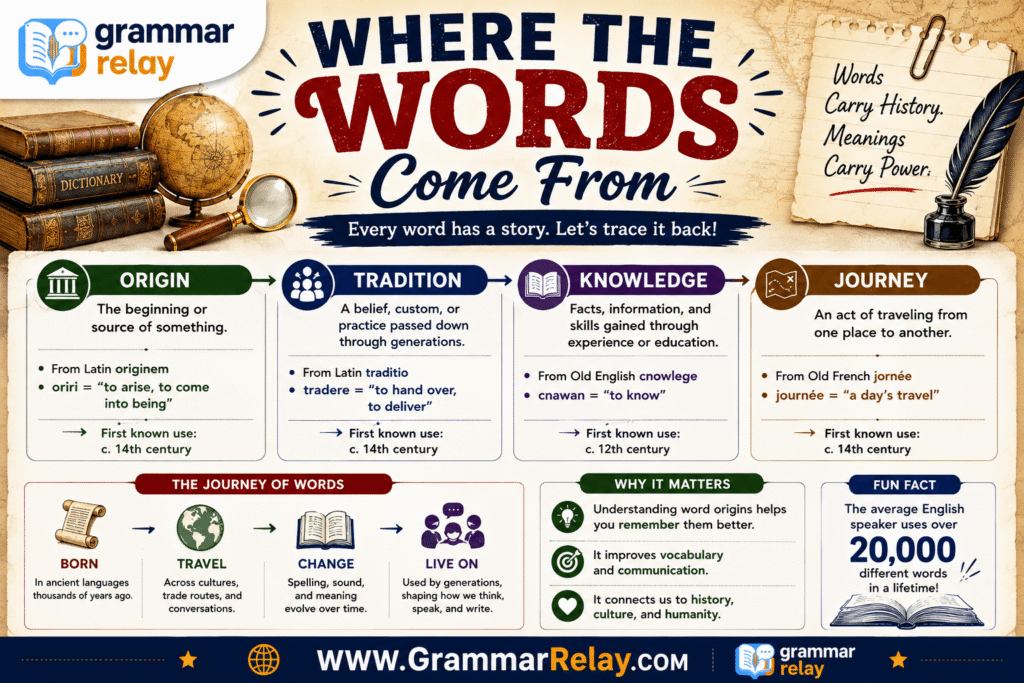 Where the Words Come From