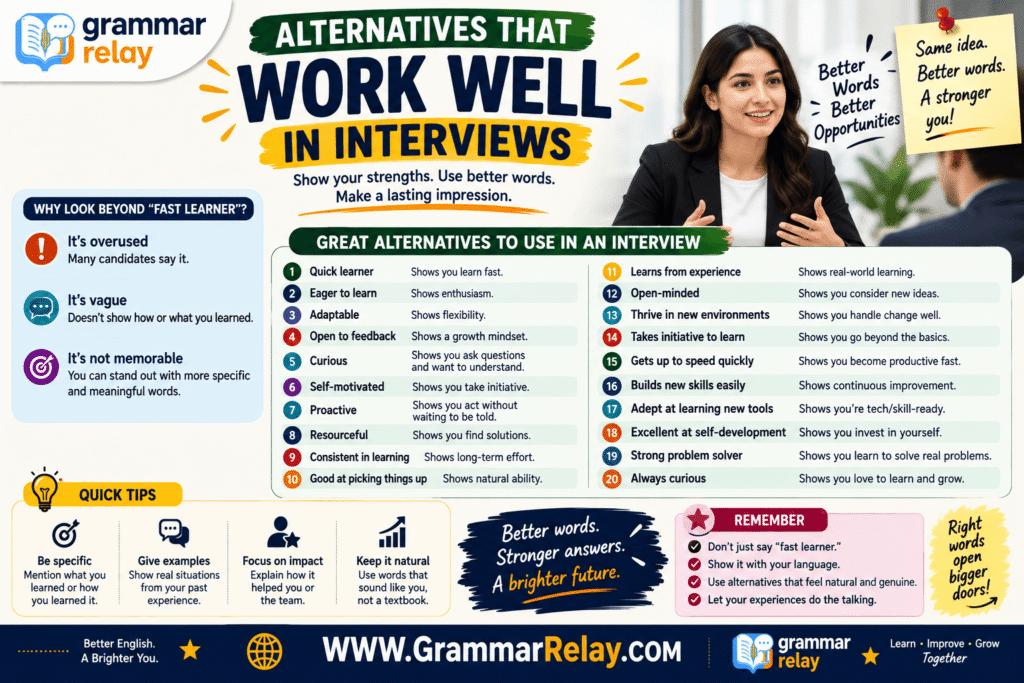 Alternatives That Work Well in Interviews