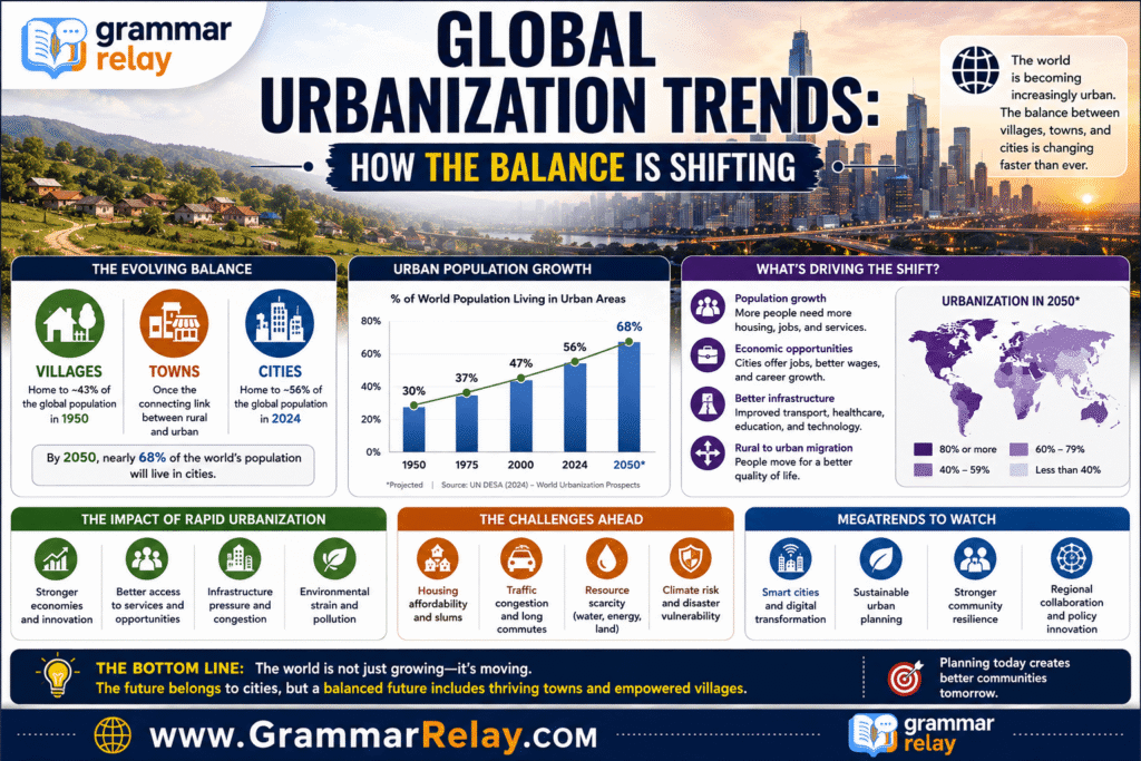 Global Urbanization Trends: How the Balance Is Shifting