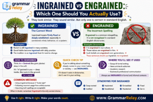 Ingrained vs Engrained Which One Should You Actually Use