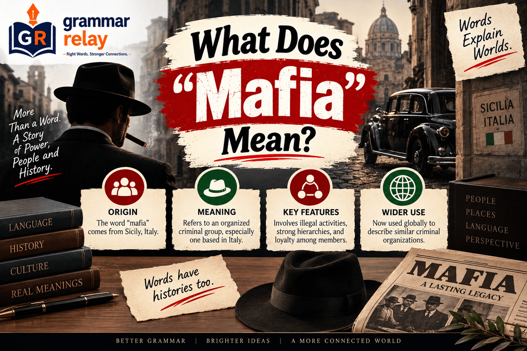 What Does "Mafia" Mean?