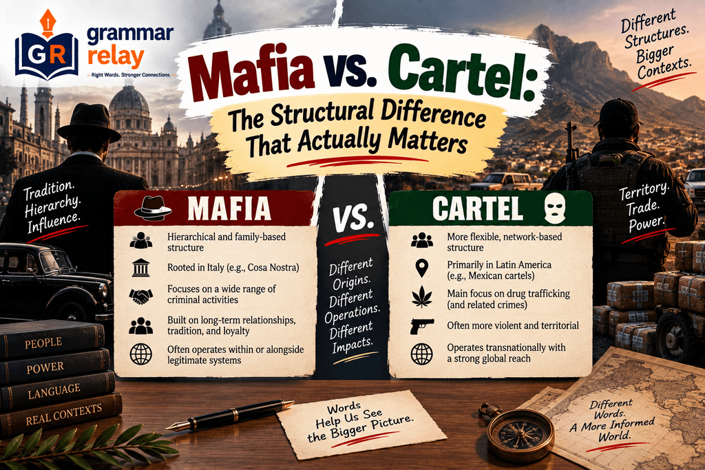 Mafia vs. Cartel: The Structural Difference That Actually Matters