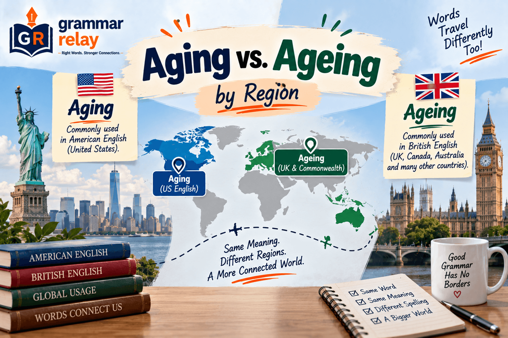 Aging vs. Ageing by Region